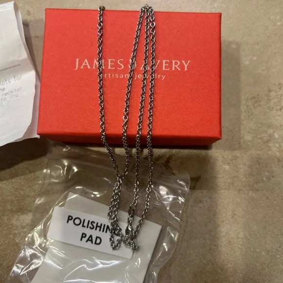 James Avery 24” medium cable Chain Necklace - Picture 1 of 8